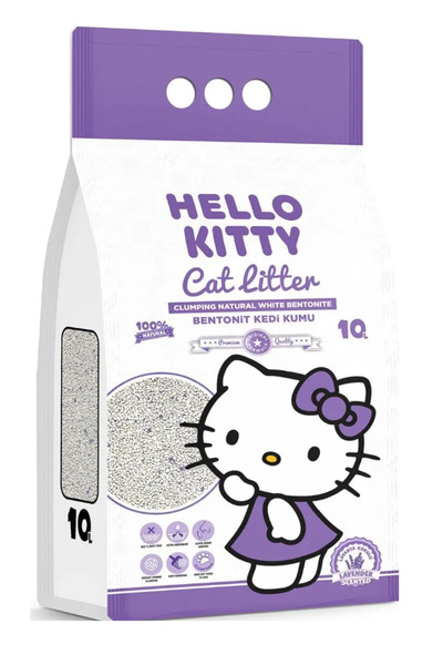 Hello Kitty Nisip litiera pisici cu bentonita, Hello Kitty, aroma de lavanda,...