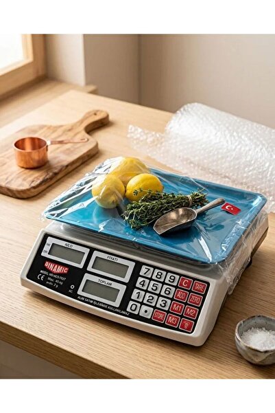 All Avcill Yeni Model Market Pazarcı Ve Kasap Terazisi 40 Kg Kapasiteli Elekt...