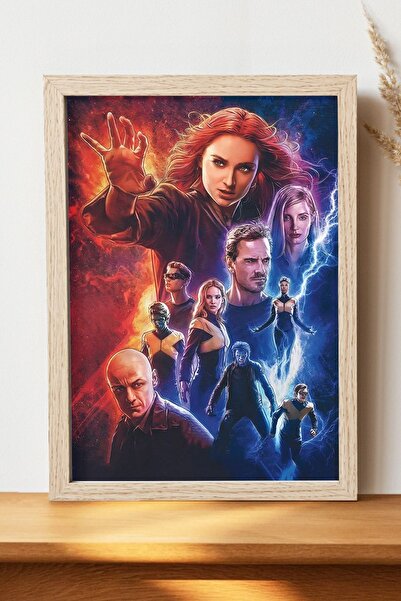Luna Marissa Αφίσα Dark Phoenix - Αφίσα τηλεοπτικής ταινίας με γυαλιστερό χαρ...