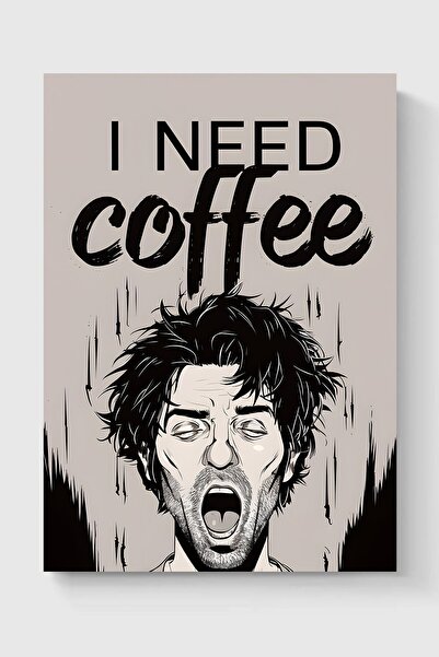 Luna Marissa Αφίσα "Need a Coffee" χωρίς πλαίσιο τοίχου