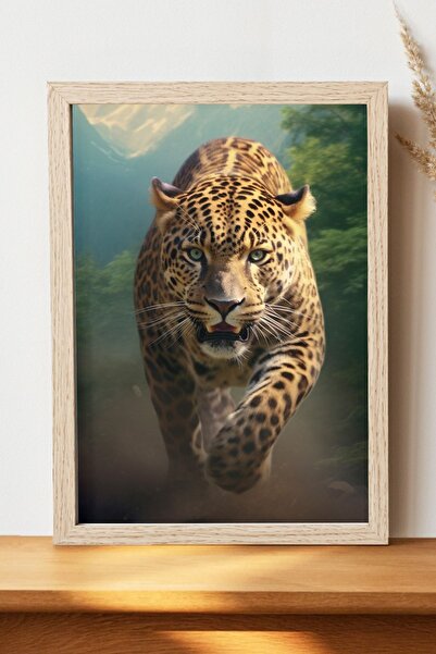Luna Marissa Αφίσα Jaguar - Αφίσα τοίχου από γυαλιστερό χαρτί χωρίς πλαίσιο