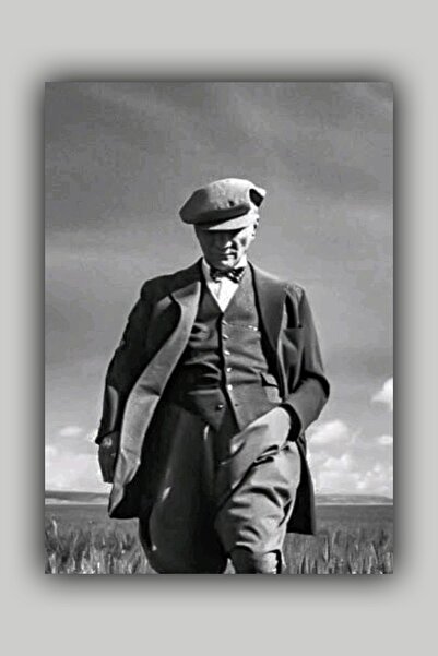 Luna Marissa Vintage Atatürk Poster - Çerçevesiz Duvar Posteri