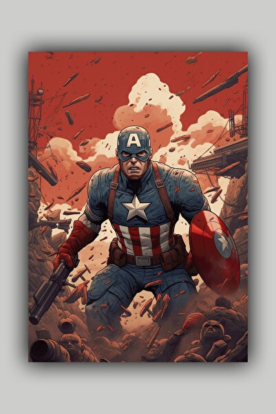Luna Marissa Αφίσα ταινίας Captain America χωρίς πλαίσιο τοίχου