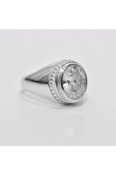 Other Silver ring for my son with a zircon stone and a diamond design.