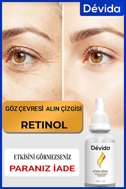 Devida Retinol Göz Çevresi Alın Çizgisi Kırışıklık Karşıtı Serum Xella Series...