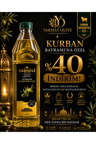 YARSELİ OLİVE OİL RAFİNE PİRİNA YAĞI 1 LT