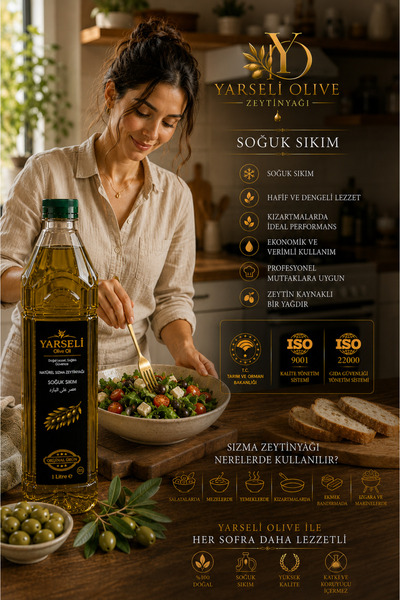 YARSELİ OLİVE OİL Naturel Sızma Zeytinyağı 1 Lt