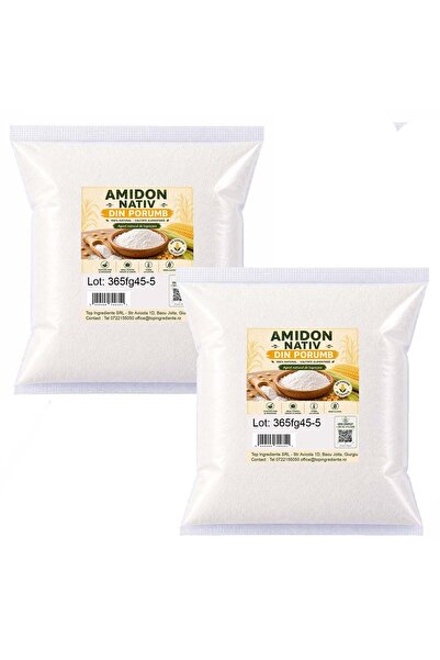 Top Ingrediente Amidon Alimentar Din Porumb 1kg (2x500g)