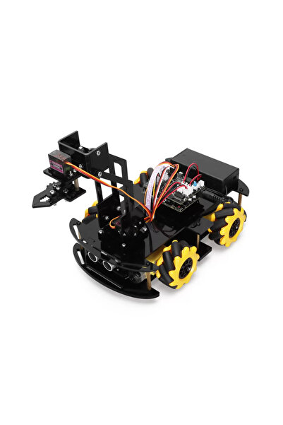 Fuchsia Arduino Robot Araba Kiti 2WD Paletli 38in1 STEM Eğitim Seti Bluetooth...