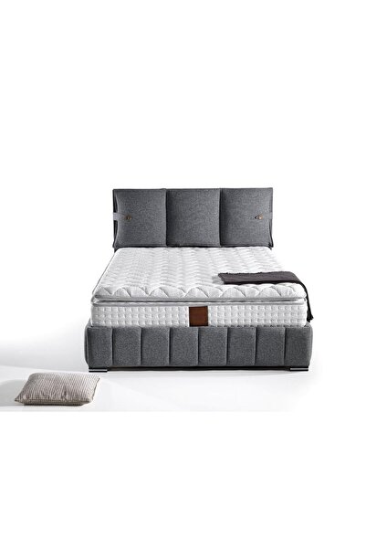 Mobilya Dükkanım MD Grande 120x200 Tek Kişilik Yatak, Baza, Başlık Seti GM109
