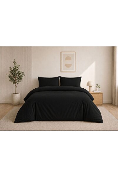 Liz Line Navy blue double bed linen, sheet 240x240cm, "Monochrome" collection...