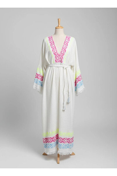 PALERMO COTTON WOVEN BOHEMIAN DRESS