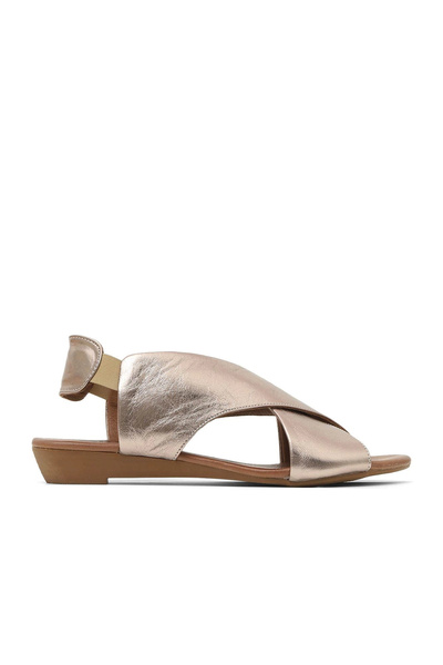 Bueno Shoes صندل نسائي من جلد المنك 01wl2408