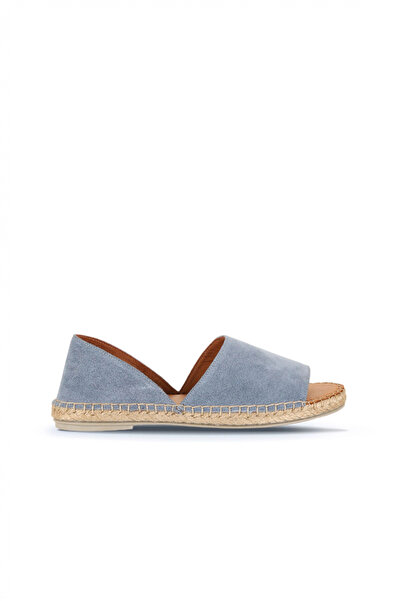 Bueno Shoes Mavi Süet Kadın Espadril Ayakkabı 01wq2413