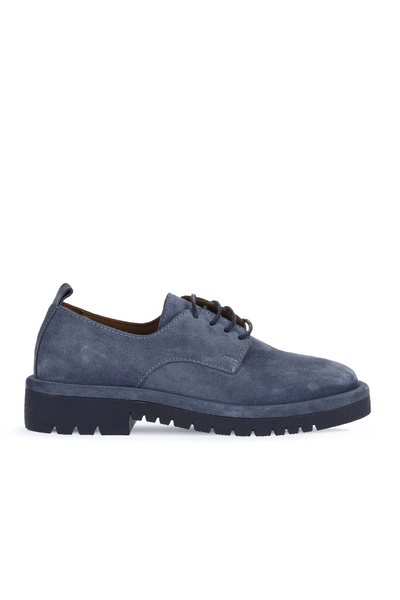 Bueno Shoes Blue Suede Women's Classic Shoes 01Wz6704