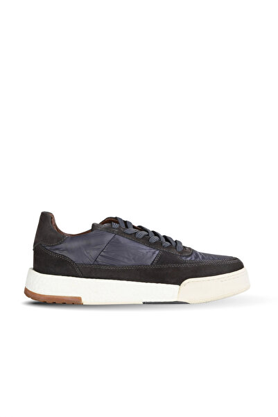 Bueno Shoes Pantofi sport pentru bărbați din piele intoarsa gri-parașută 16ma...