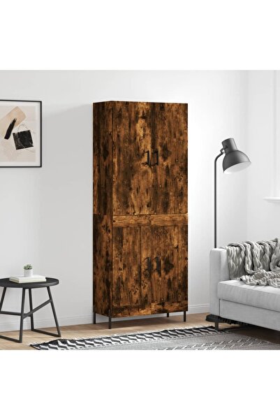 Concept Dulap înalt, stejar fumuriu, 69,5x34x180, lemn compozit