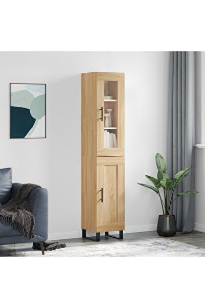 Concept Dulap înalt, stejar sonoma, 34,5x34x180 cm, lemn prelucrat