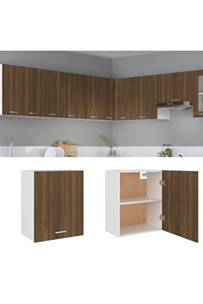Concept Dulap suspendat, stejar maro, 50x31x60 cm, lemn prelucrat