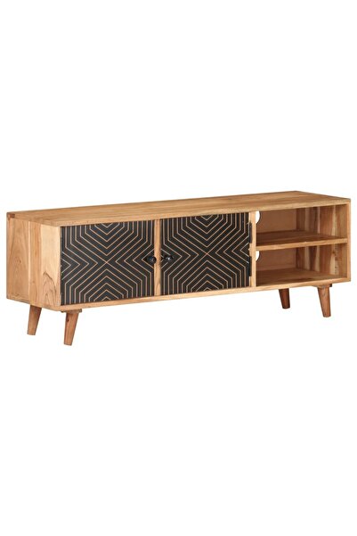 Concept Comodă TV, 115x30x39 cm, lemn masiv de acacia