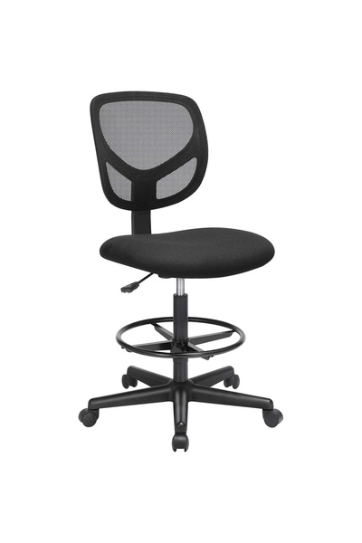 JohnTerra Scaun de Birou SONGMICS Scaun de Birou Inalt pentru Atelier sau Stu...