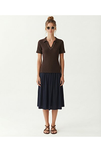 Yargıcı A Form Normal Waist Skirt