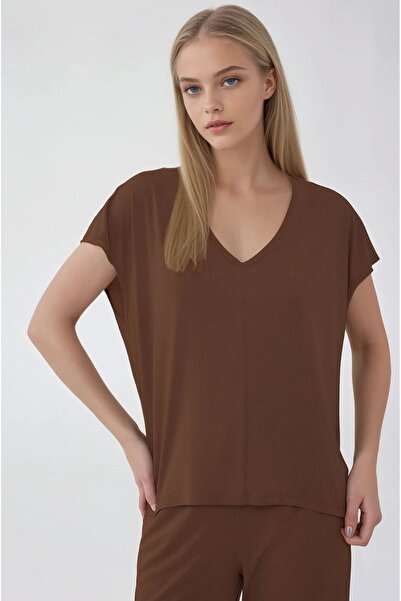 Vitrin V-neck long back blouse