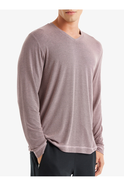Blackspade Erkek V Yaka T-shirt 40617 - Pembe
