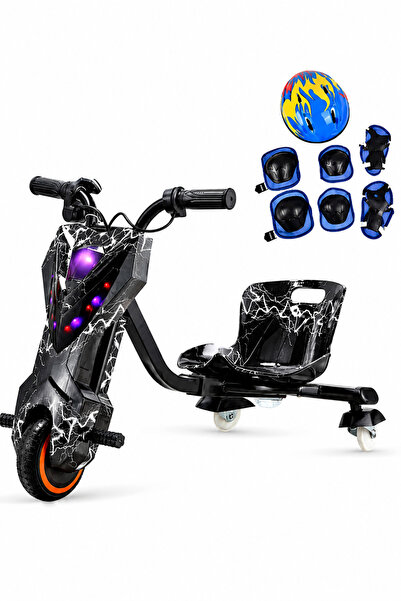 Scooter سكوتر درفت كهربائي 36 فولت ميني للأطفال - تصميم "مونكي" مميز مع بلوتو...