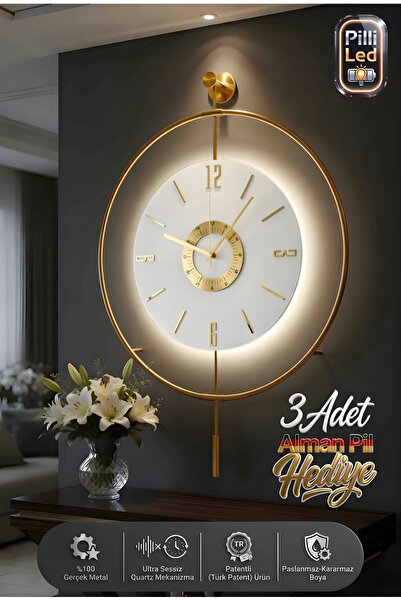 MetaQuartz Aksesuar Orjinal Ürün - Timelles Kadran -(3 Pil Dahi )Ultra Sessiz...