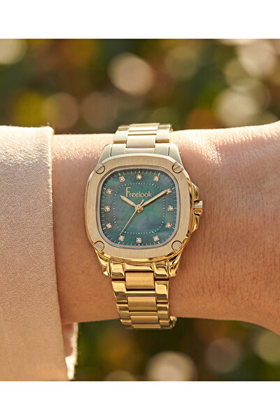 Freelook Jolie Gold Stainless Steel Watch for Women FL.1.10531-3