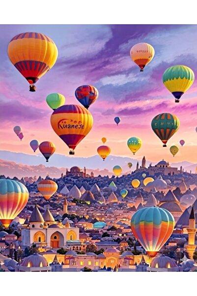 DUCK HOBY 50x40 Boncuklu Taş Mozaik Elmas Goblen Elmas Boyama Resim Boncuk Pu...