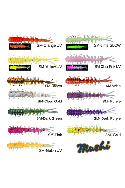 Sensei Fishing Sensei Mushi 4.5 Cm Lrf Silikon Yem-SM-Dark Green