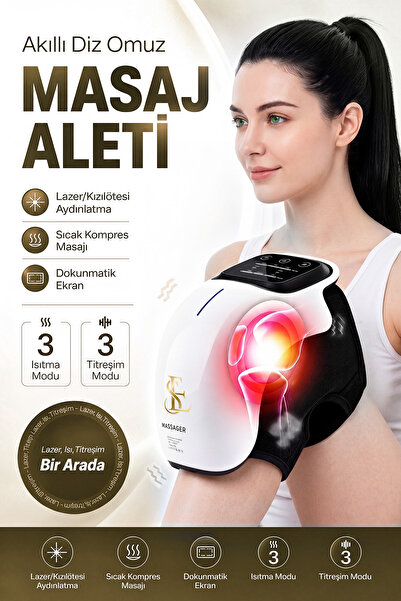 Mega Plus Diz Omuz Eklem fizyoterapi masajı Lazer dokunmatik ekran akıllı ağr...
