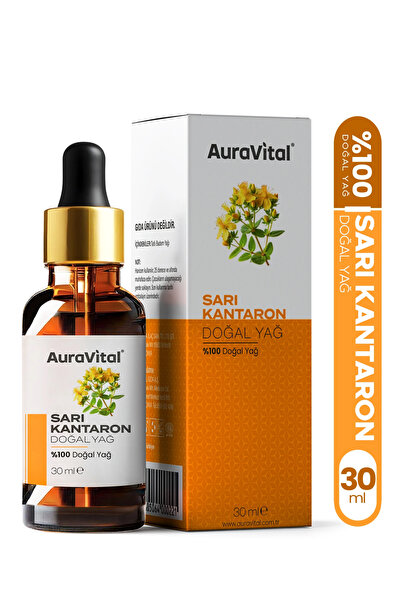 AuraVital نبات نبتة سانت جون 30 مل نقي وطبيعي 100%
