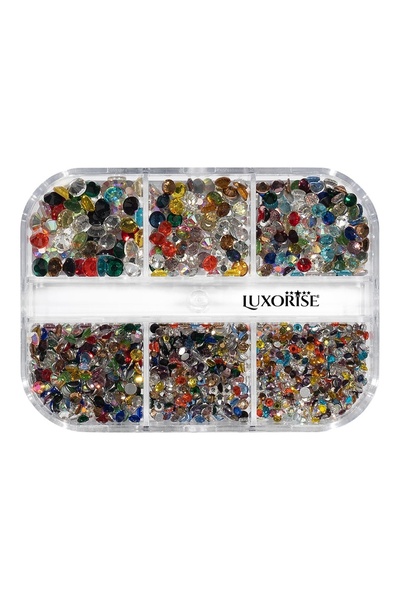 LUXORISE Strass pentru unghii Forme Mistice, 6 modele
