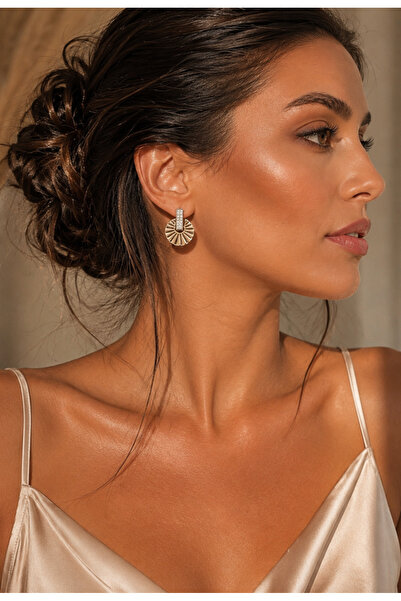 İNİTİUM Xuping Jewelry Orijinal Tasarım Güneş Model 14 Ayar Altın Kaplama Gol...