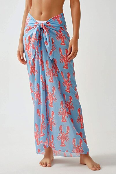 Hiccup Patterned Maxi Pareo