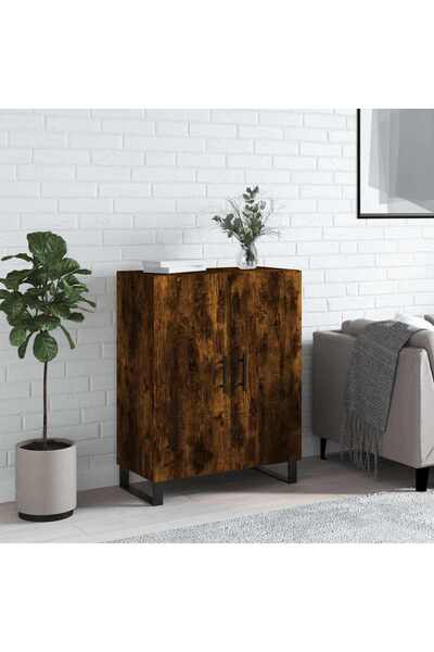 Concept Servantă, stejar fumuriu, 69,5x34x90 cm, lemn compozit