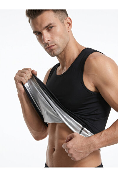 FİTFORMGİYİM Corset pentru bărbați, negru, pentru sport termic