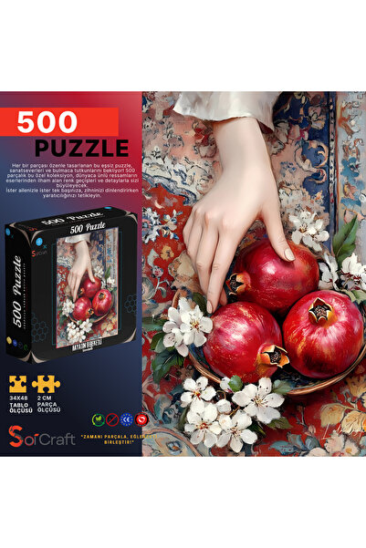 Soi Craft 500 Parça Puzzle Hayatın Bereketli Sembolü #201