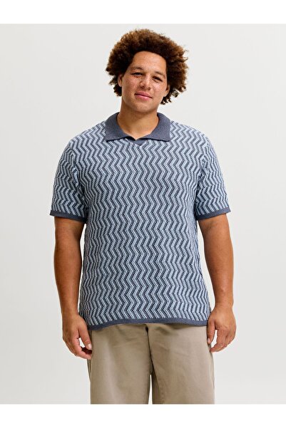 Jack & Jones Plus Gestricktes Polo Plus Size Gestricktes Polo