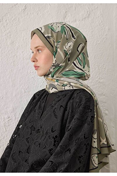 Freshscarfs Aspen Desen Şal Naturel Bej