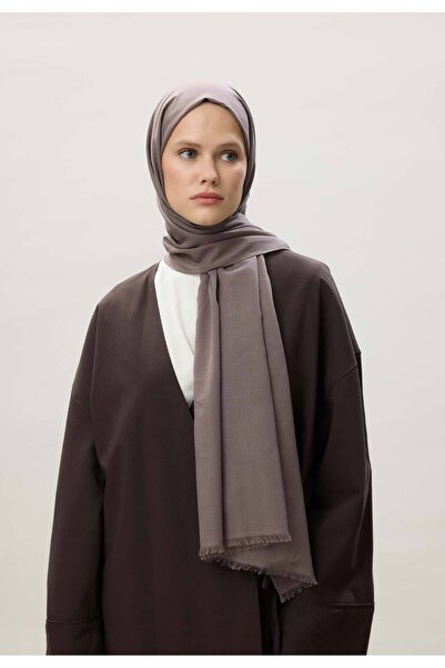 Freshscarfs İnce Pamuk Vual Şal Kül
