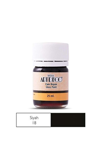 Artdeco Cam Boyası 25 Ml Siyah 18