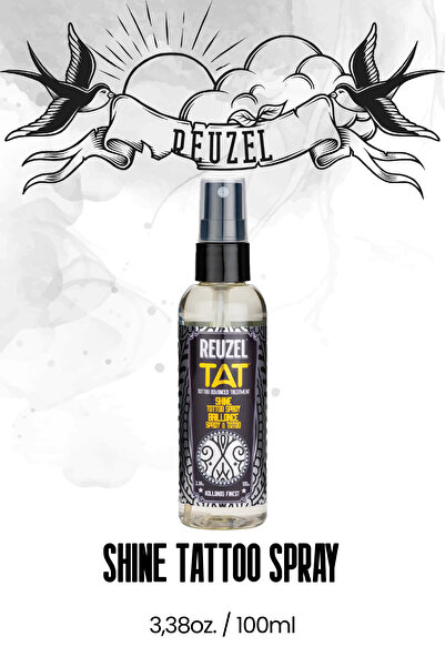 Reuzel TAT Shine Tattoo Spray Dövme Belirginleştirici ve Parlatıcı Sprey 100 ml