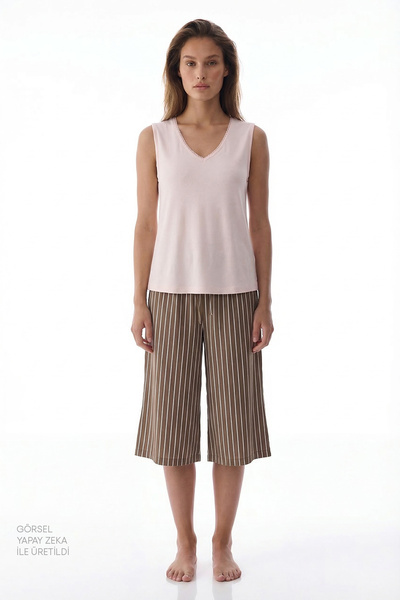 Penti Hellbraunes Hera Capri Pyjama-Set