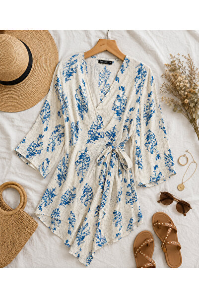 MODA Plaj Kimono %100 pamuk