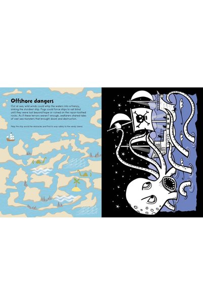 Usborne Carte pentru copii, Usborne , Pirates Colouring and Activity Book , 7+ ani