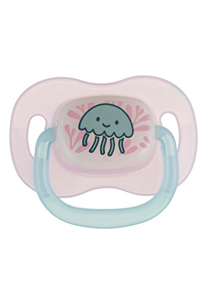 Canpol babies Suzeta rotunda din silicon 6-18M LOVE and SEA, 1buc 34/901_pin